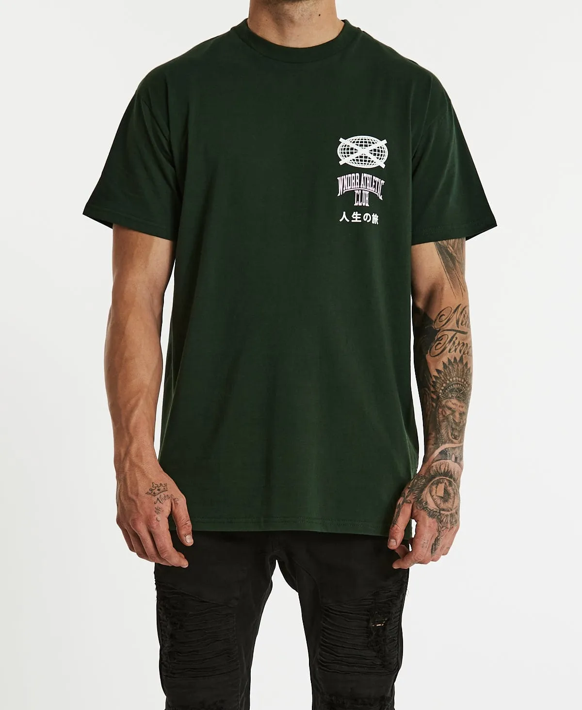 Benchmark Custom Fit T-Shirt Forest Green sold by Neverland product image thumbnail 3