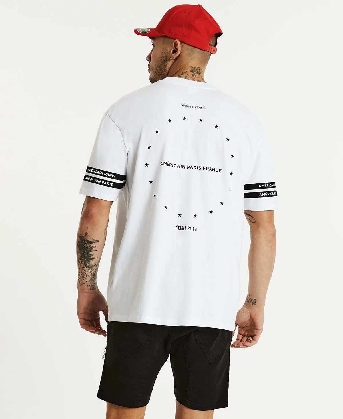 Charlestown Box Fit T-Shirt White sold by Neverland