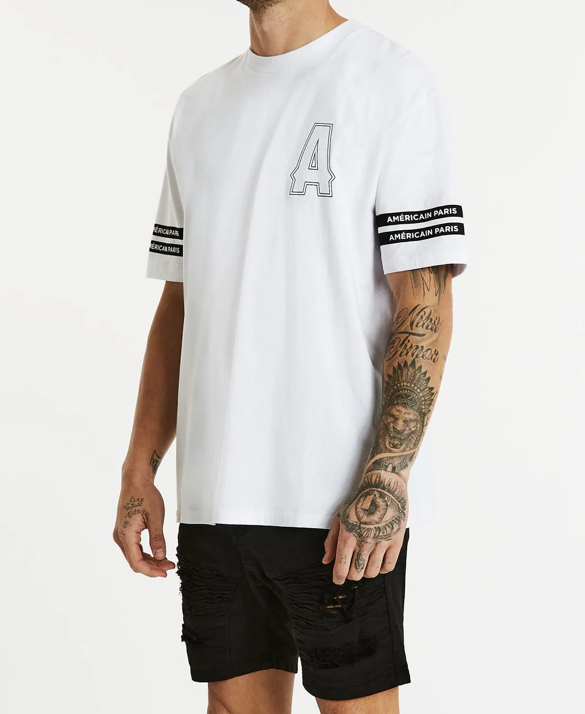 Charlestown Box Fit T-Shirt White sold by Neverland product image thumbnail 5