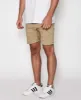 Flight Denim Shorts Oxford Tan sold by Neverland