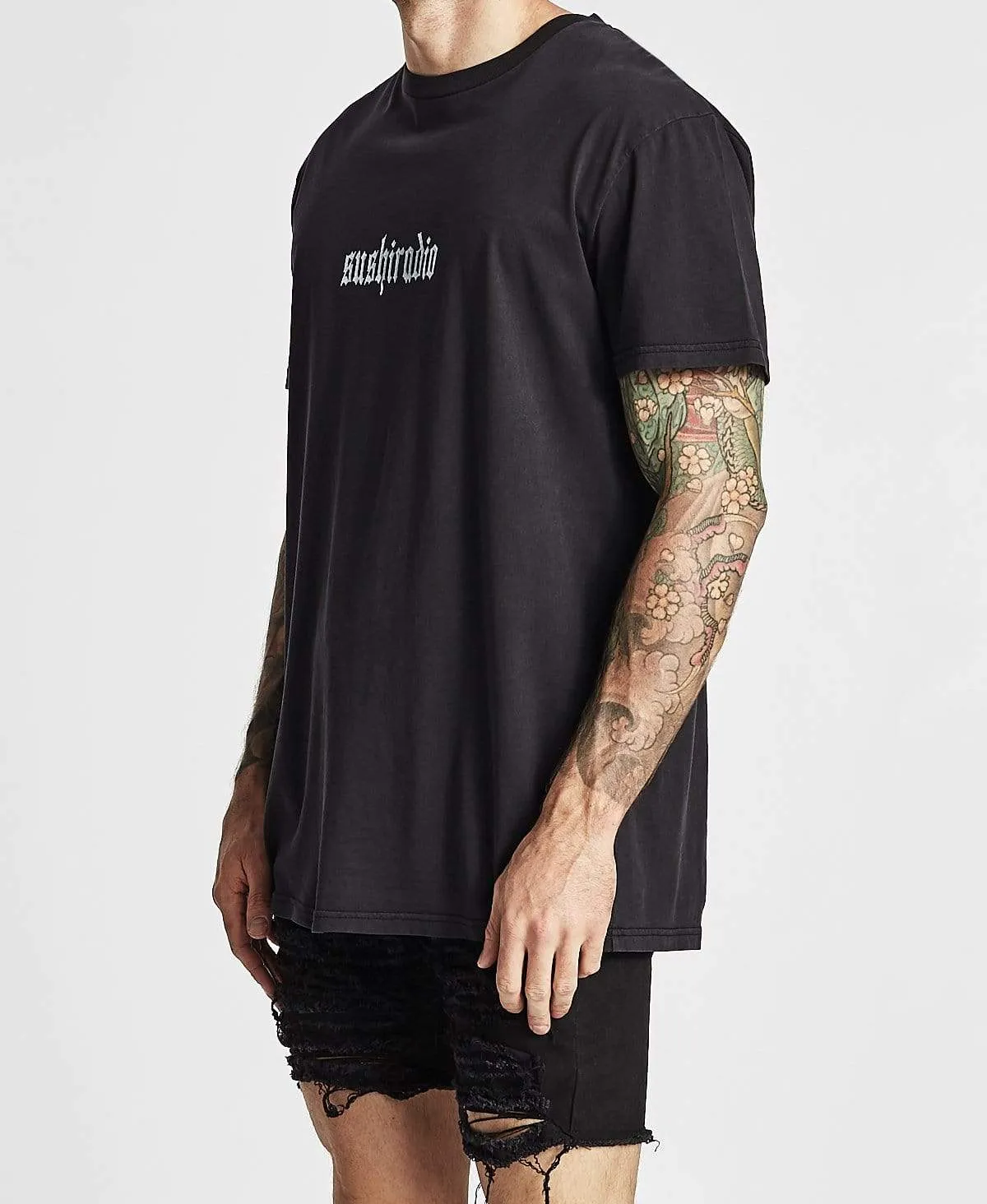 Demeanor Relaxed Fit T-Shirt Metal Black sold by Neverland product image thumbnail 3