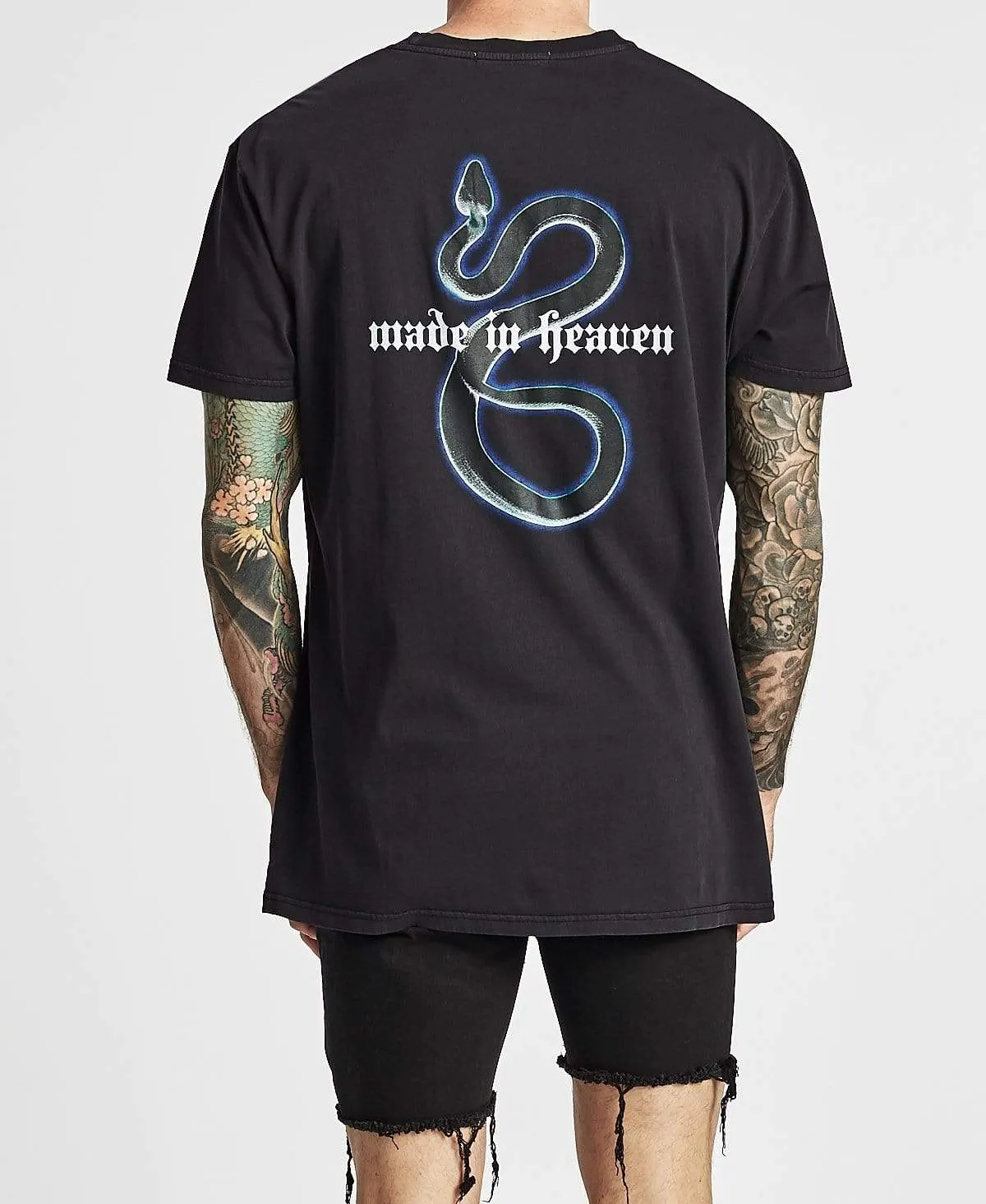 Demeanor Relaxed Fit T-Shirt Metal Black sold by Neverland