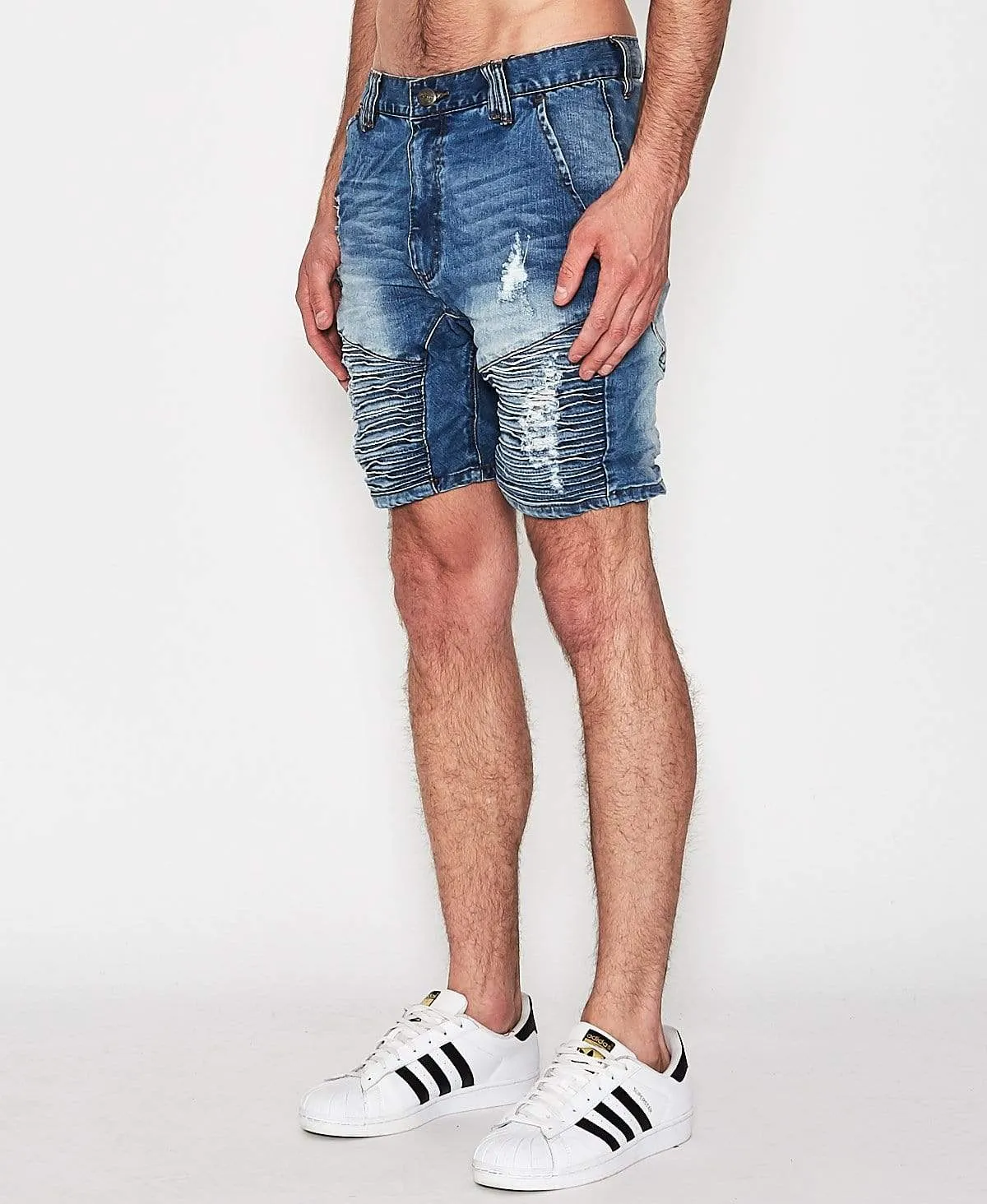 Destroyer Shorts Blue Trash sold by Neverland