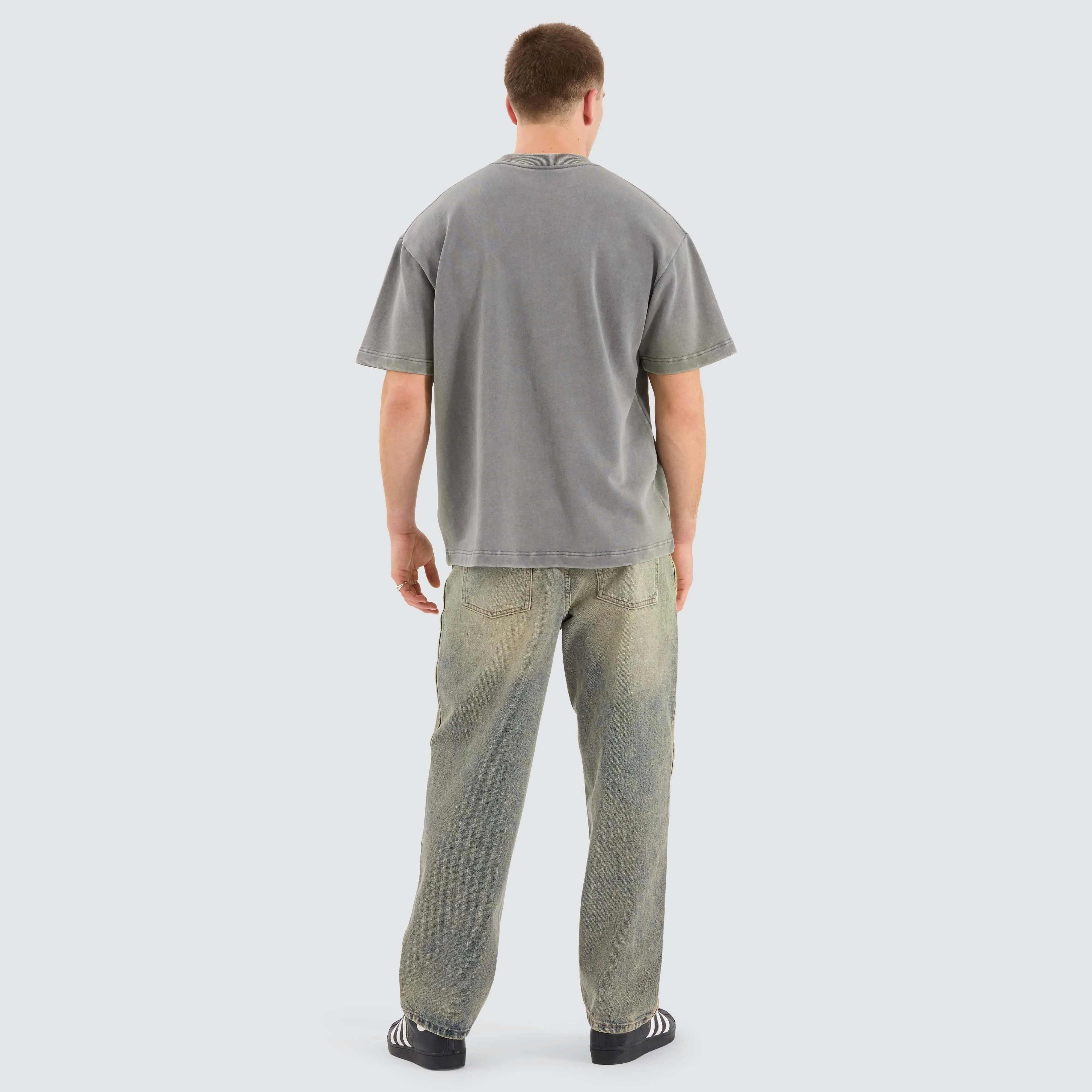 Tumble Loopback Street Tee Acid Charcoal sold by Neverland product image thumbnail 5