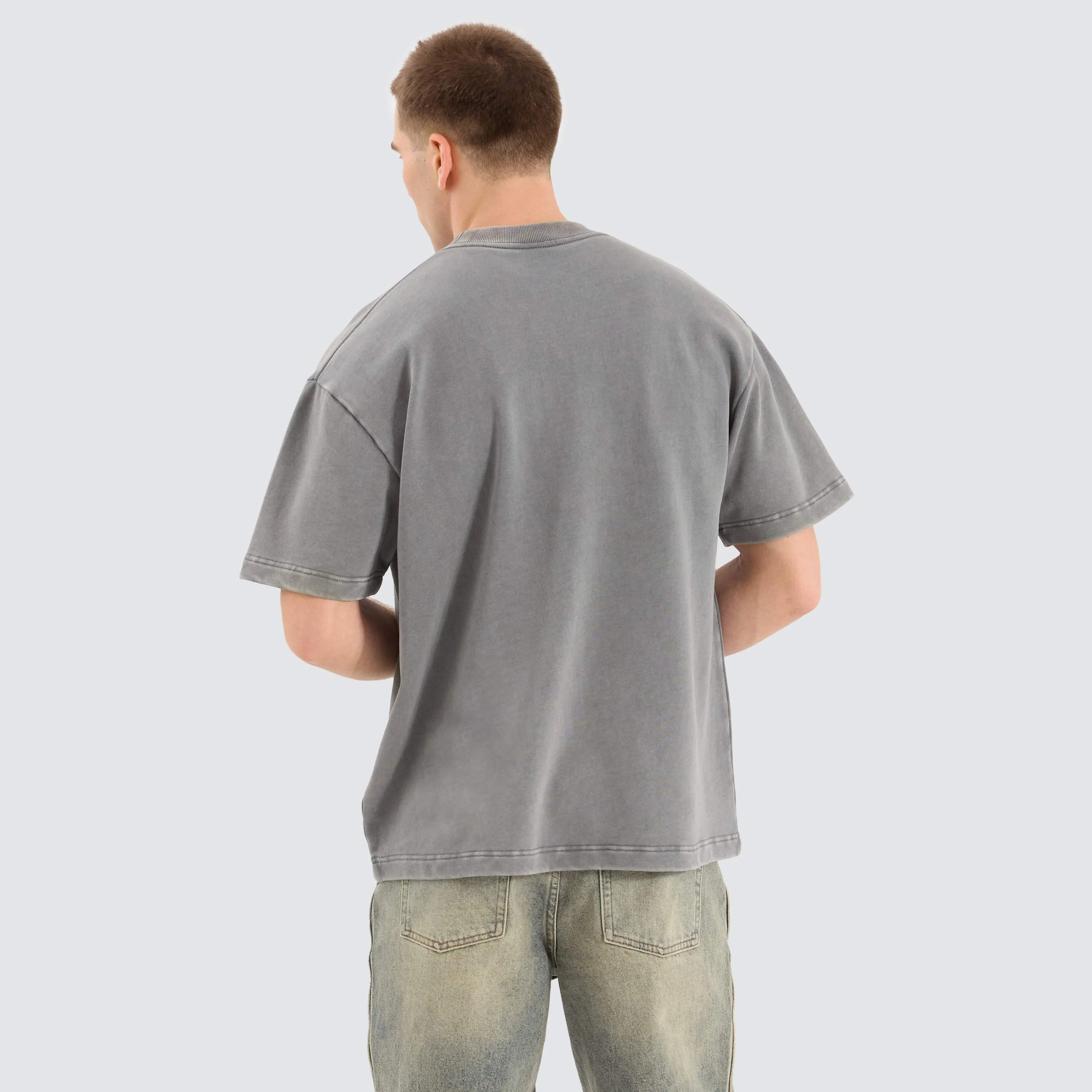 Tumble Loopback Street Tee Acid Charcoal sold by Neverland product image thumbnail 2