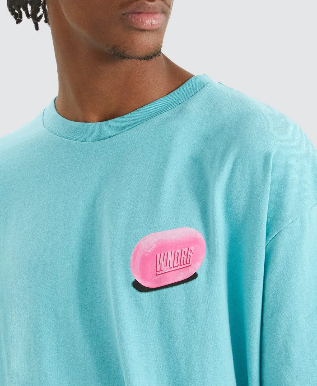 Cleanse Box Fit T-Shirt Teal sold by Neverland product image thumbnail 2