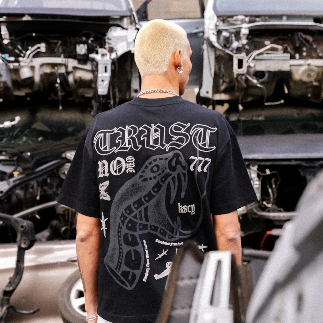 Trust Street Tee Anthracite sold by Neverland product image thumbnail 2