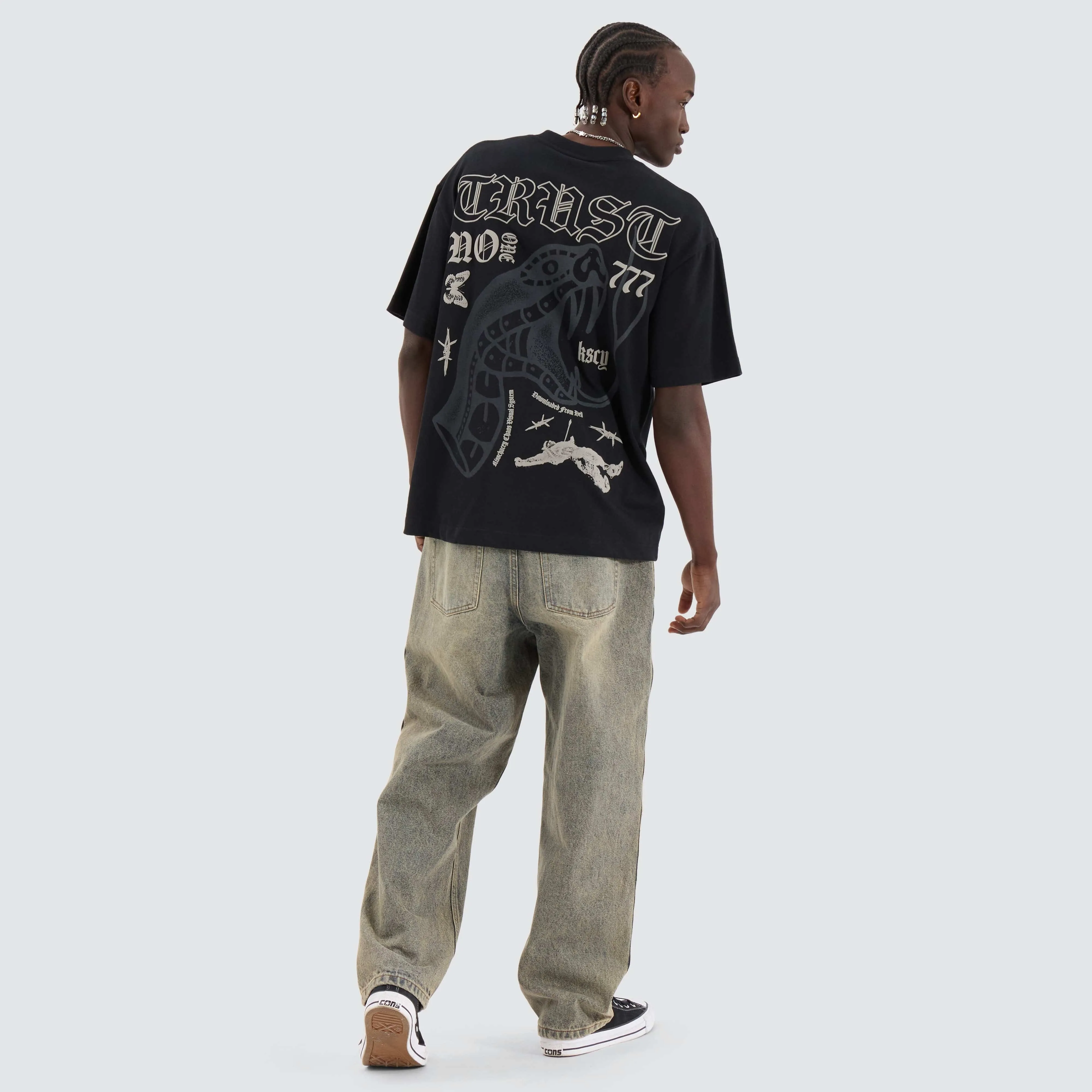 Trust Street Tee Anthracite sold by Neverland product image thumbnail 5