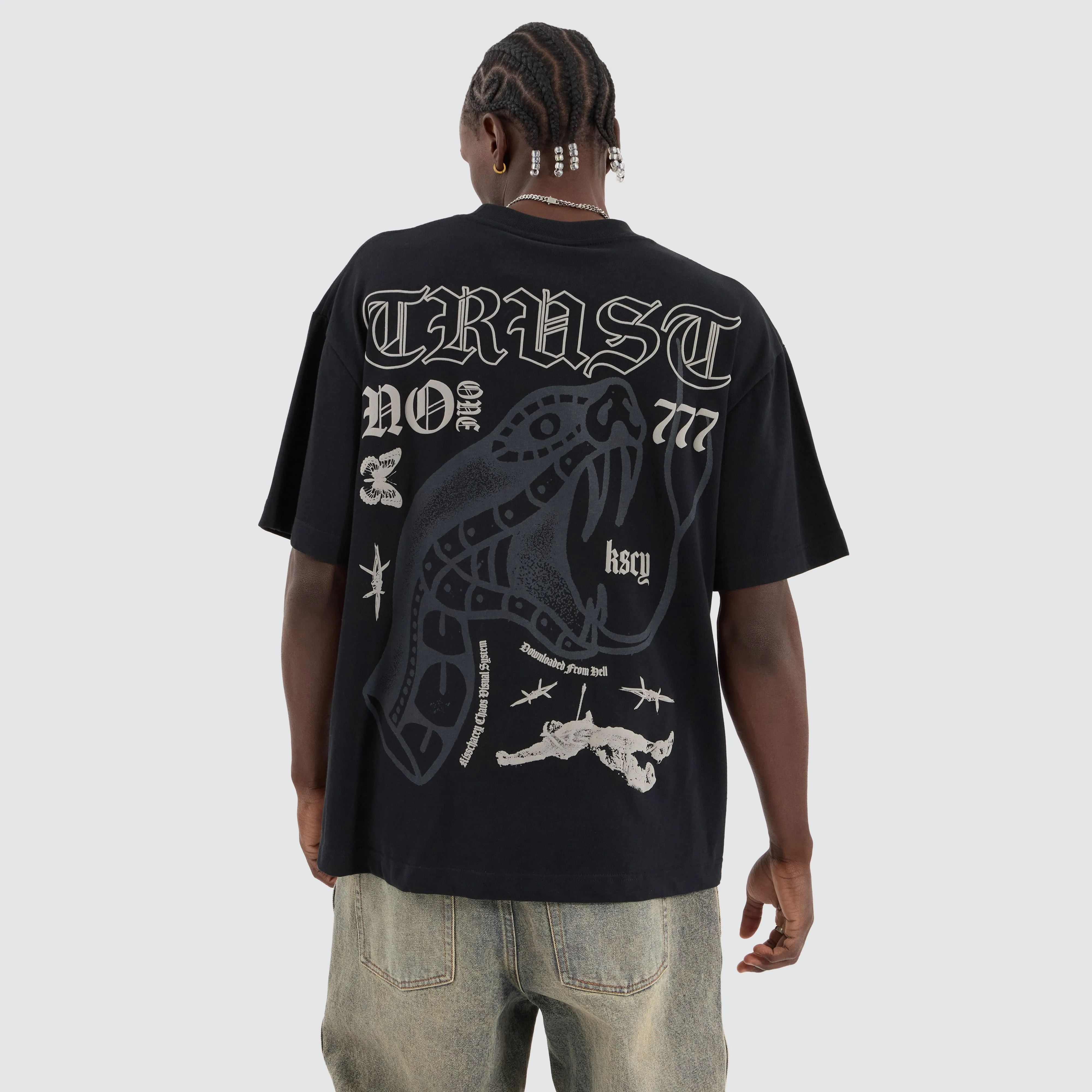 Trust Street Tee Anthracite sold by Neverland