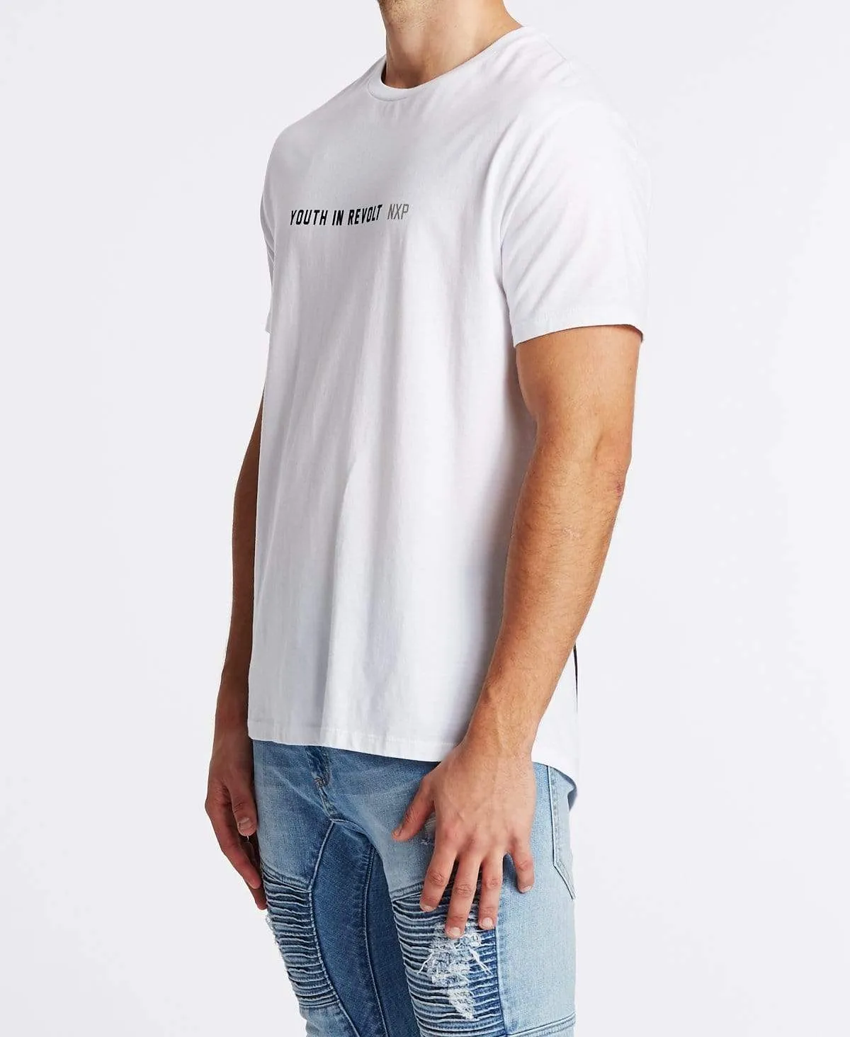 Revolt Cape Back T-Shirt White sold by Neverland product image thumbnail 3