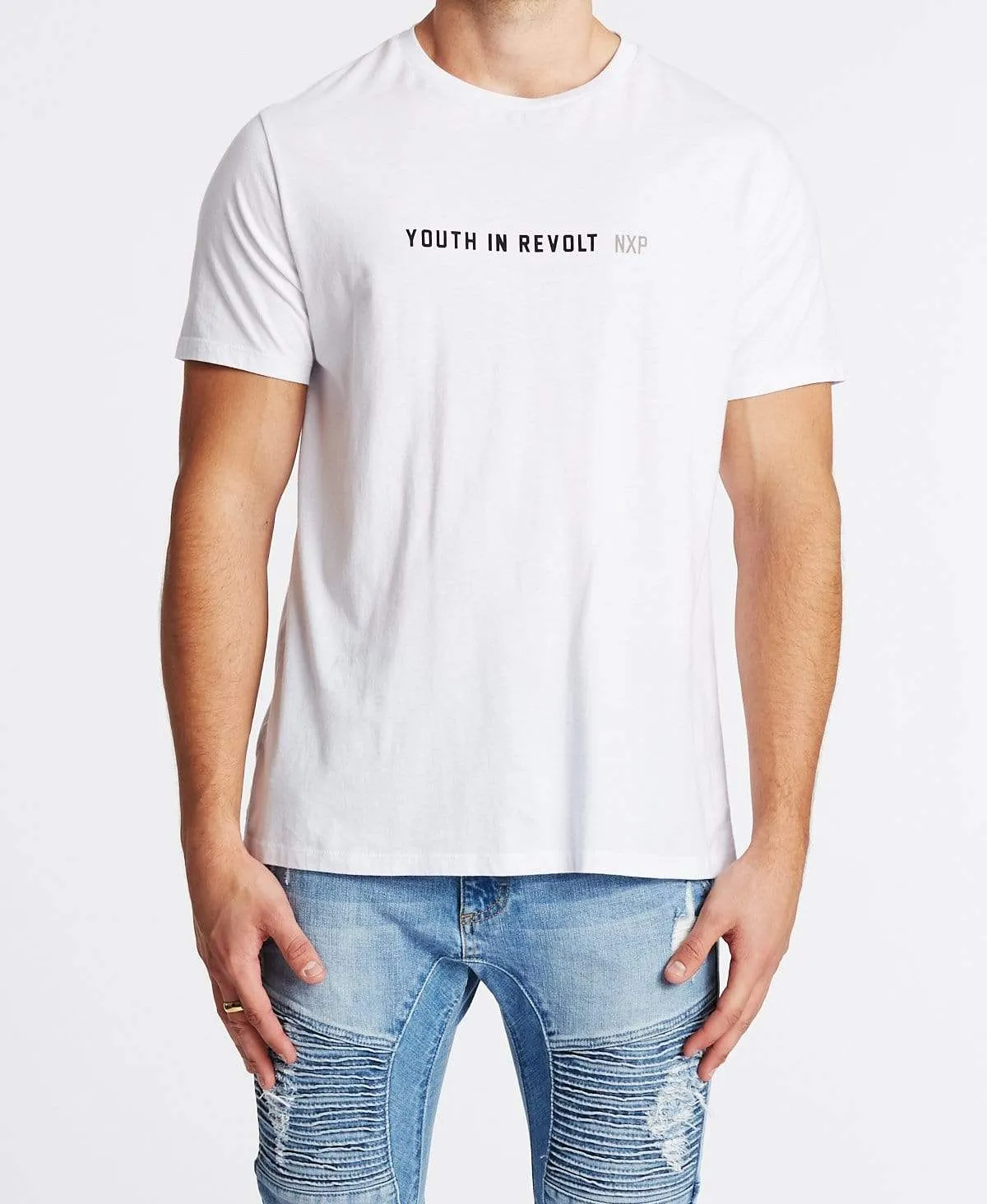 Revolt Cape Back T-Shirt White sold by Neverland product image thumbnail 2