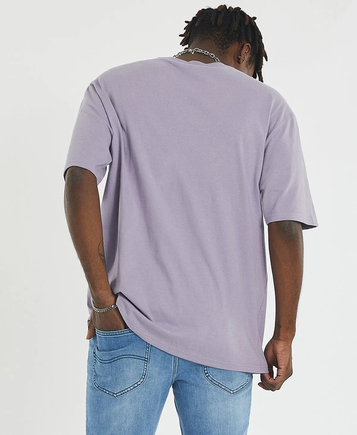 Puff Baggy T-Shirt Grape Drink Purple sold by Neverland product image thumbnail 2