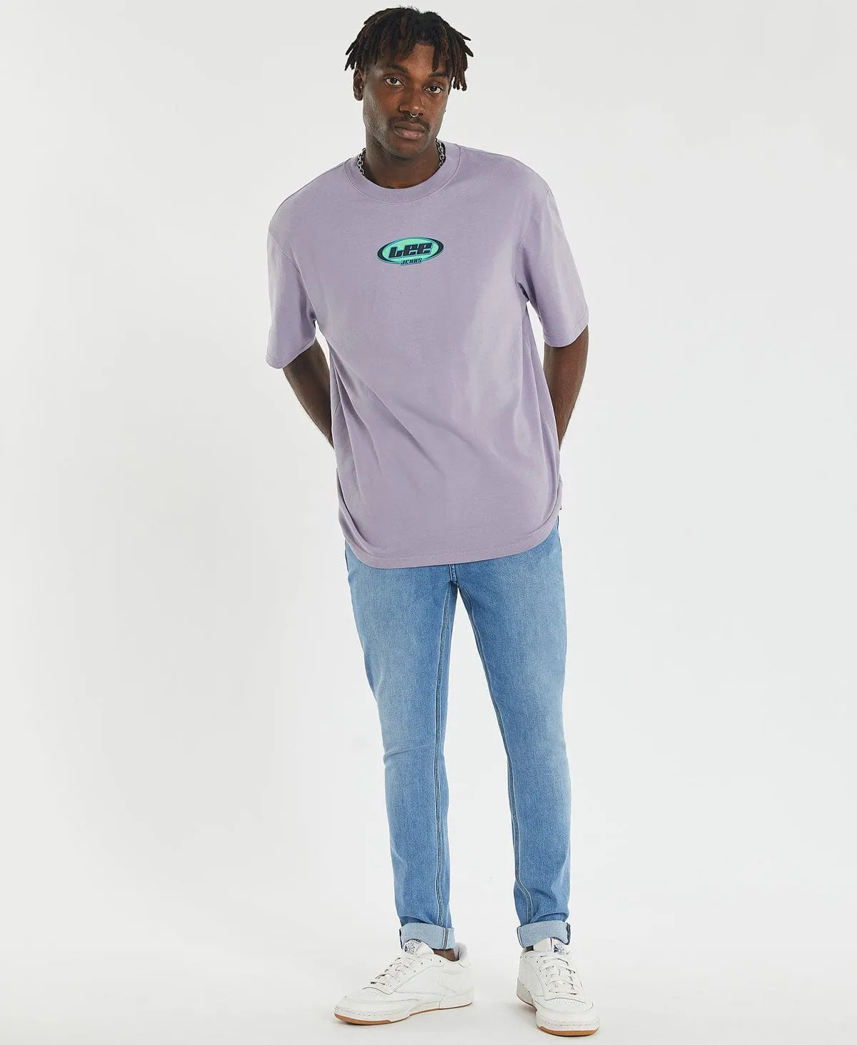 Puff Baggy T-Shirt Grape Drink Purple sold by Neverland product image thumbnail 3
