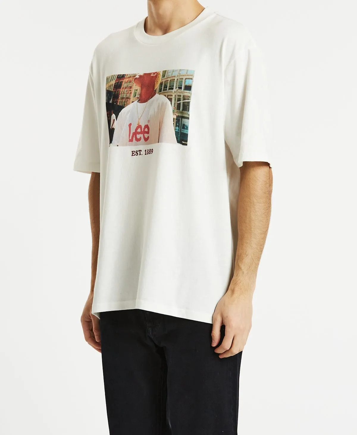 Inception Baggy T-Shirt White sold by Neverland product image thumbnail 3