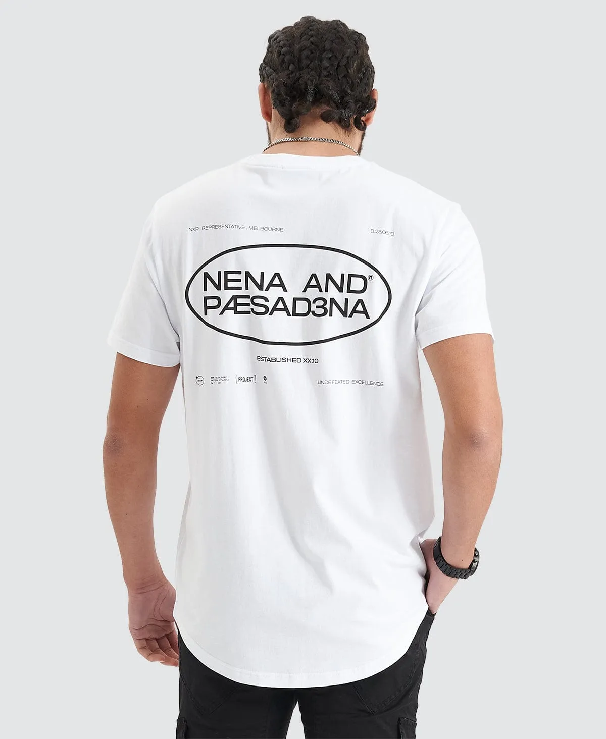 Project Dual Curved Tee Optical White sold by Neverland