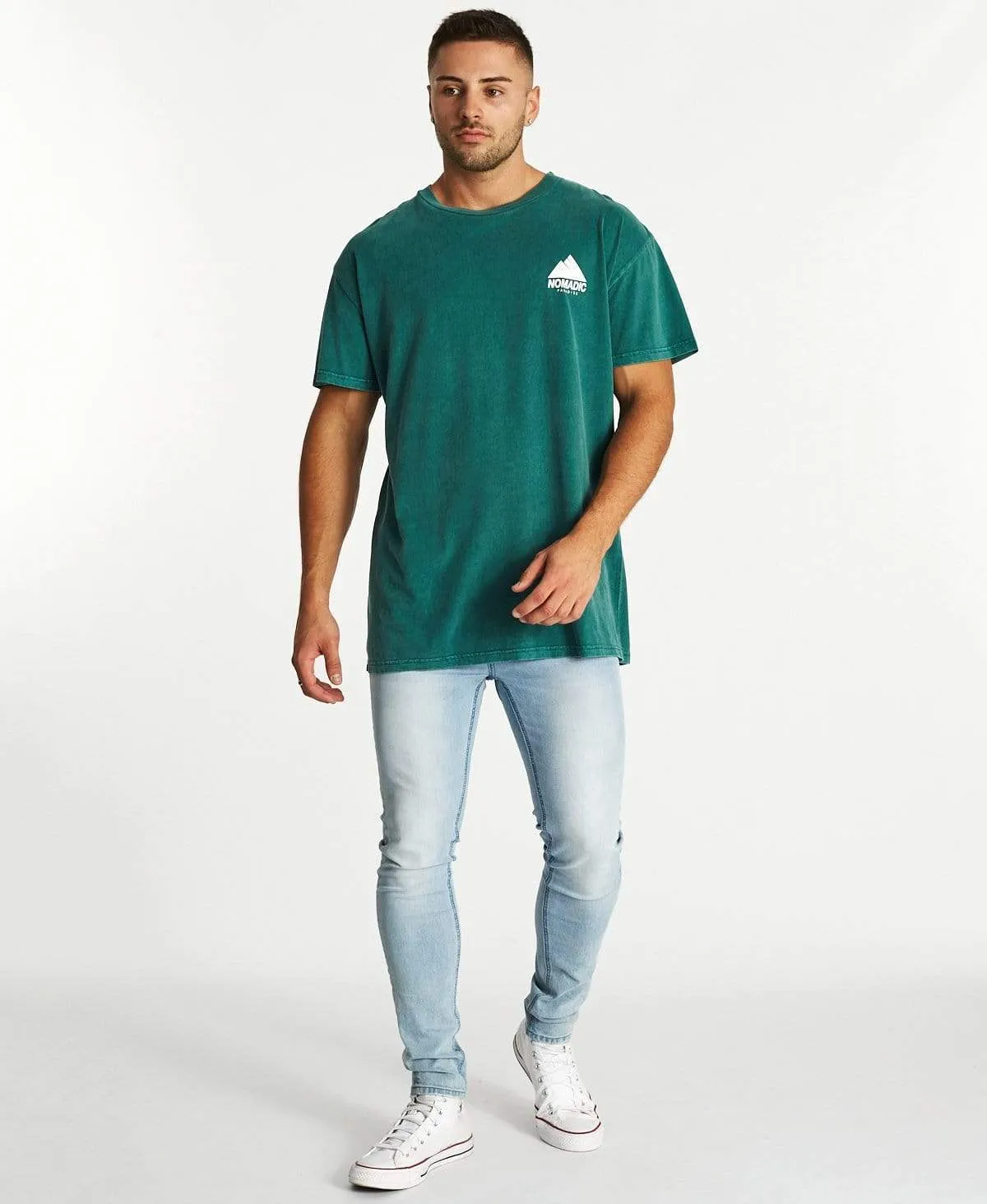 Tinted Relaxed T-Shirt Pigment North Sea sold by Neverland product image thumbnail 4