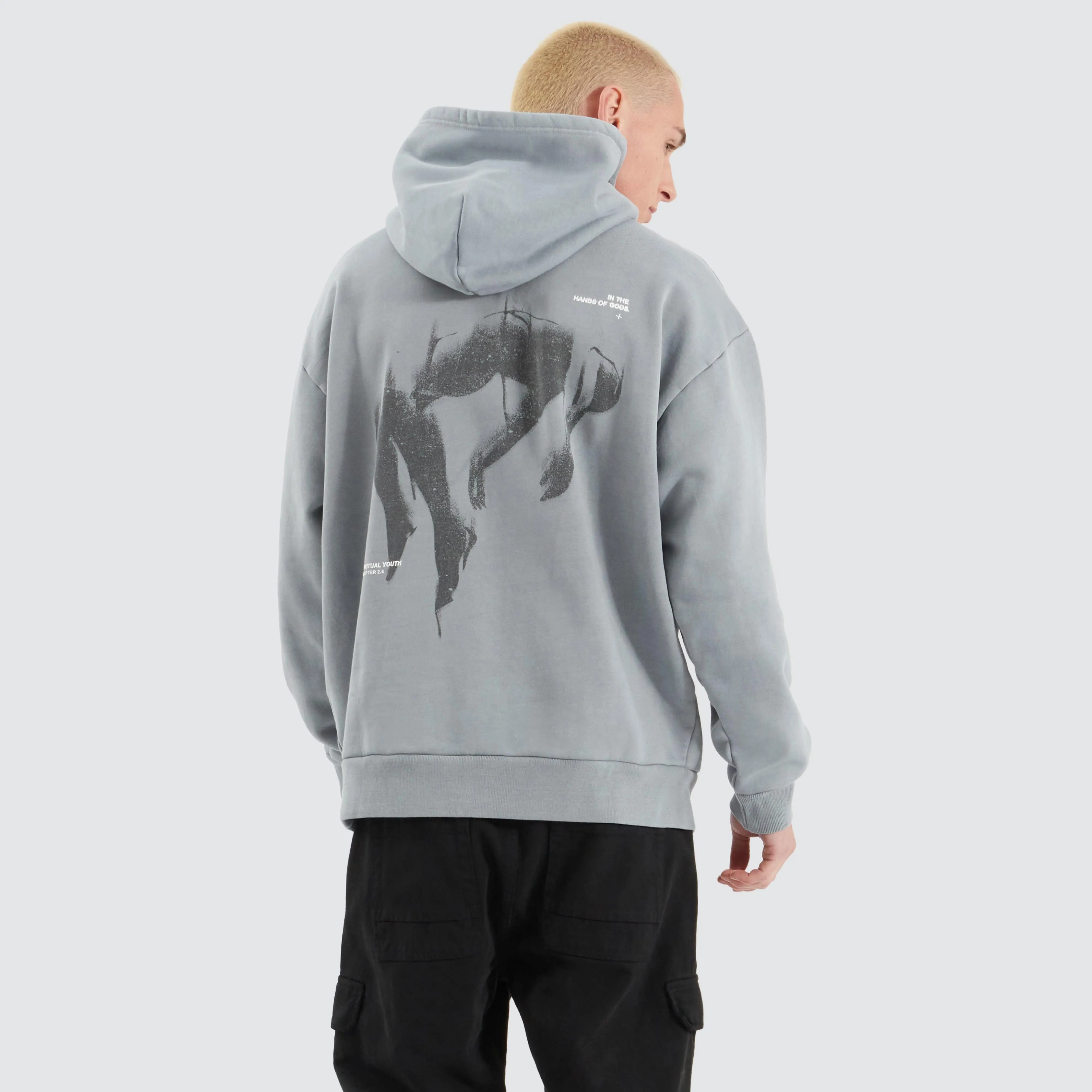 Faded Heavy Relaxed Hoodie Pigment Ultimate Grey sold by Neverland