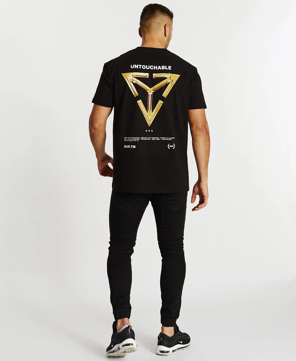 Untouchable Relaxed T-Shirt Jet Black sold by Neverland product image thumbnail 5