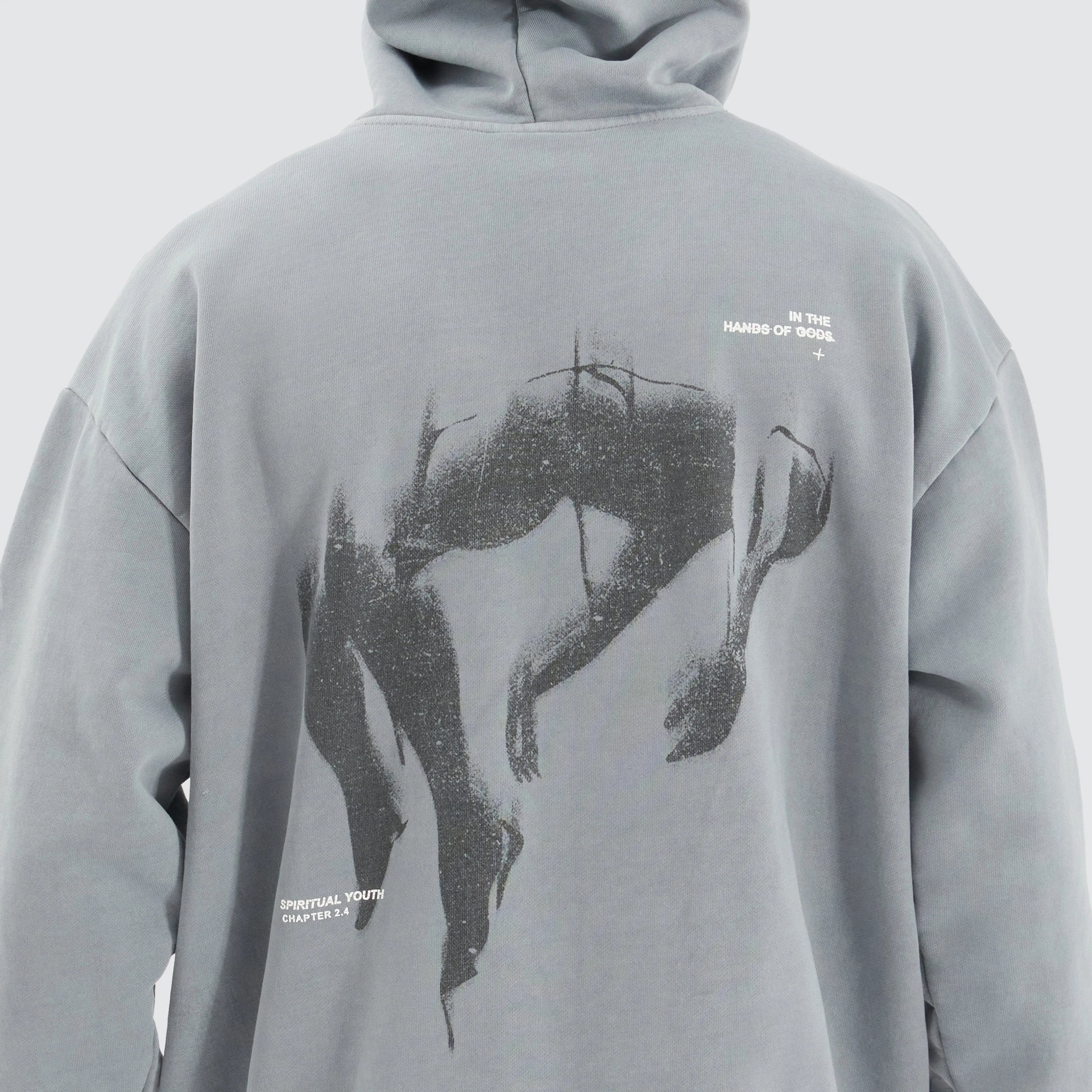 Faded Heavy Relaxed Hoodie Pigment Ultimate Grey sold by Neverland product image thumbnail 4