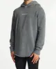 Life Line Dual Curved Hoodie Pigment Charcoal sold by Neverland