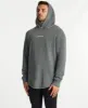 Life Line Dual Curved Hoodie Pigment Charcoal sold by Neverland