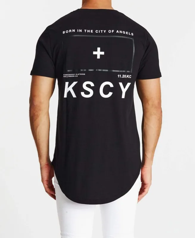 Freewill Dual Curved T-Shirt Jet Black sold by Neverland