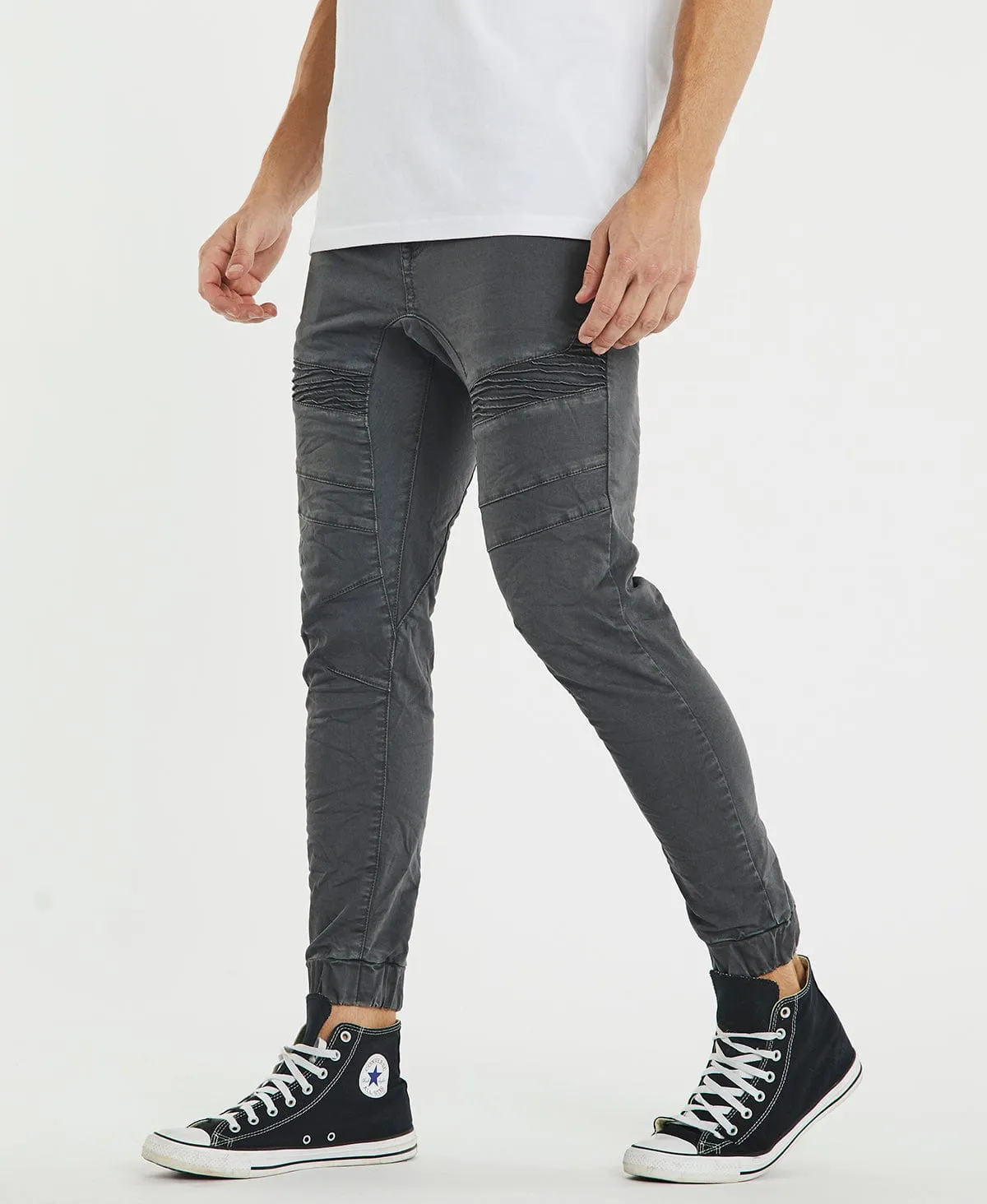 Spectra Denim Jogger Pants Dark Shadow Grey sold by Neverland product image thumbnail 5