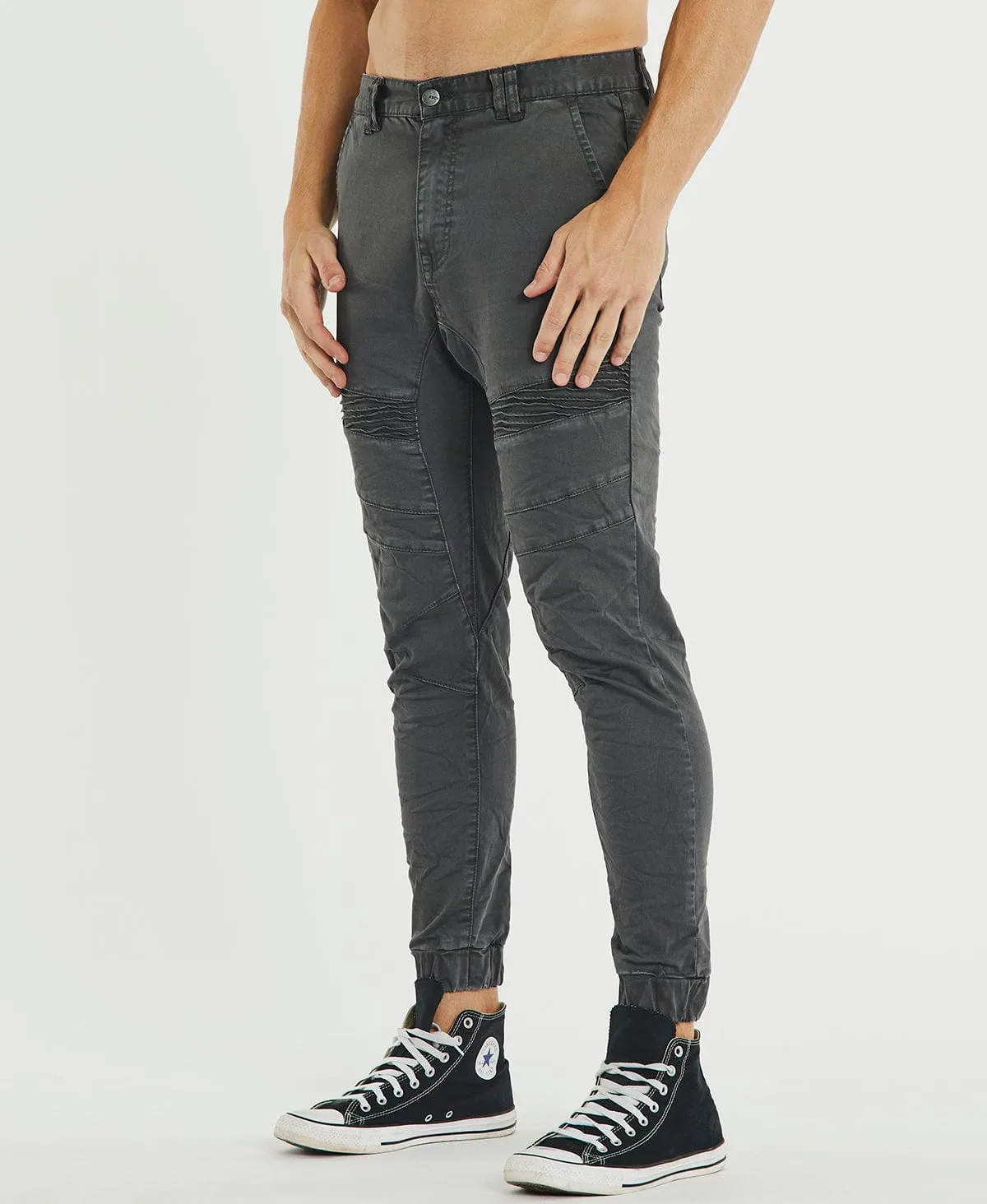 Spectra Denim Jogger Pants Dark Shadow Grey sold by Neverland product image thumbnail 3