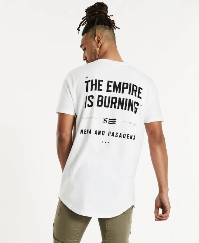 Empire Cape Back T-Shirt White sold by Neverland