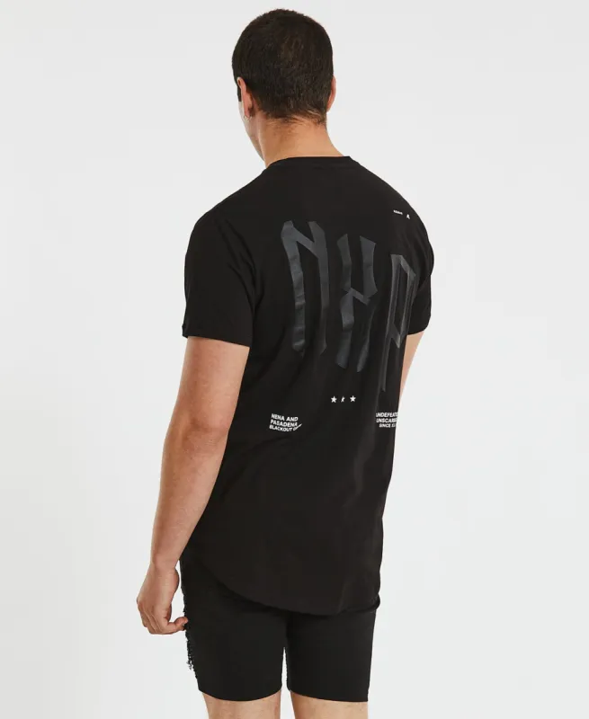 Midnight Cape Back T-Shirt Jet Black sold by Neverland