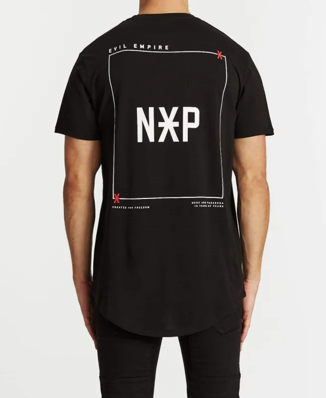 Command Cape Back T-Shirt Jet Black sold by Neverland