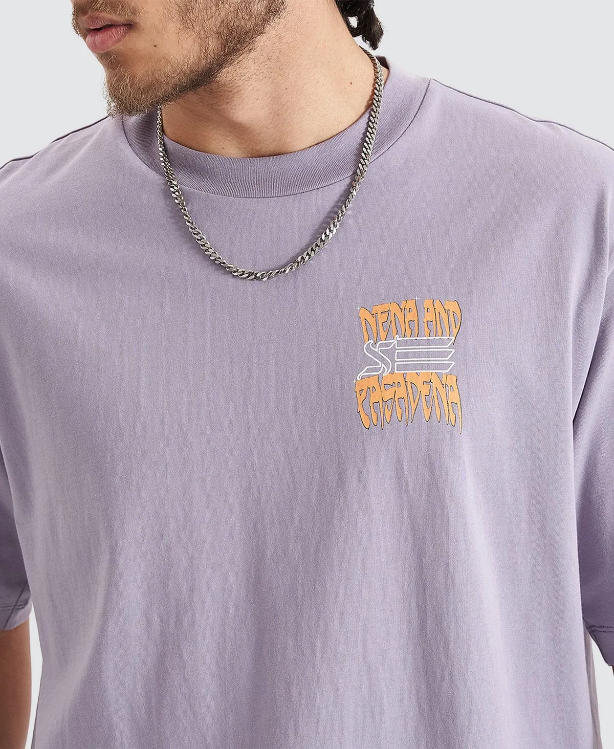 Thunder Heavy Oversized Tee Purple Ash sold by Neverland product image thumbnail 2