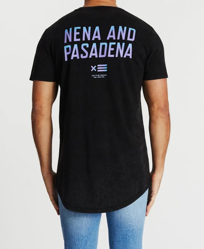 Uninterested Cape Back T-Shirt Acid Black sold by Neverland
