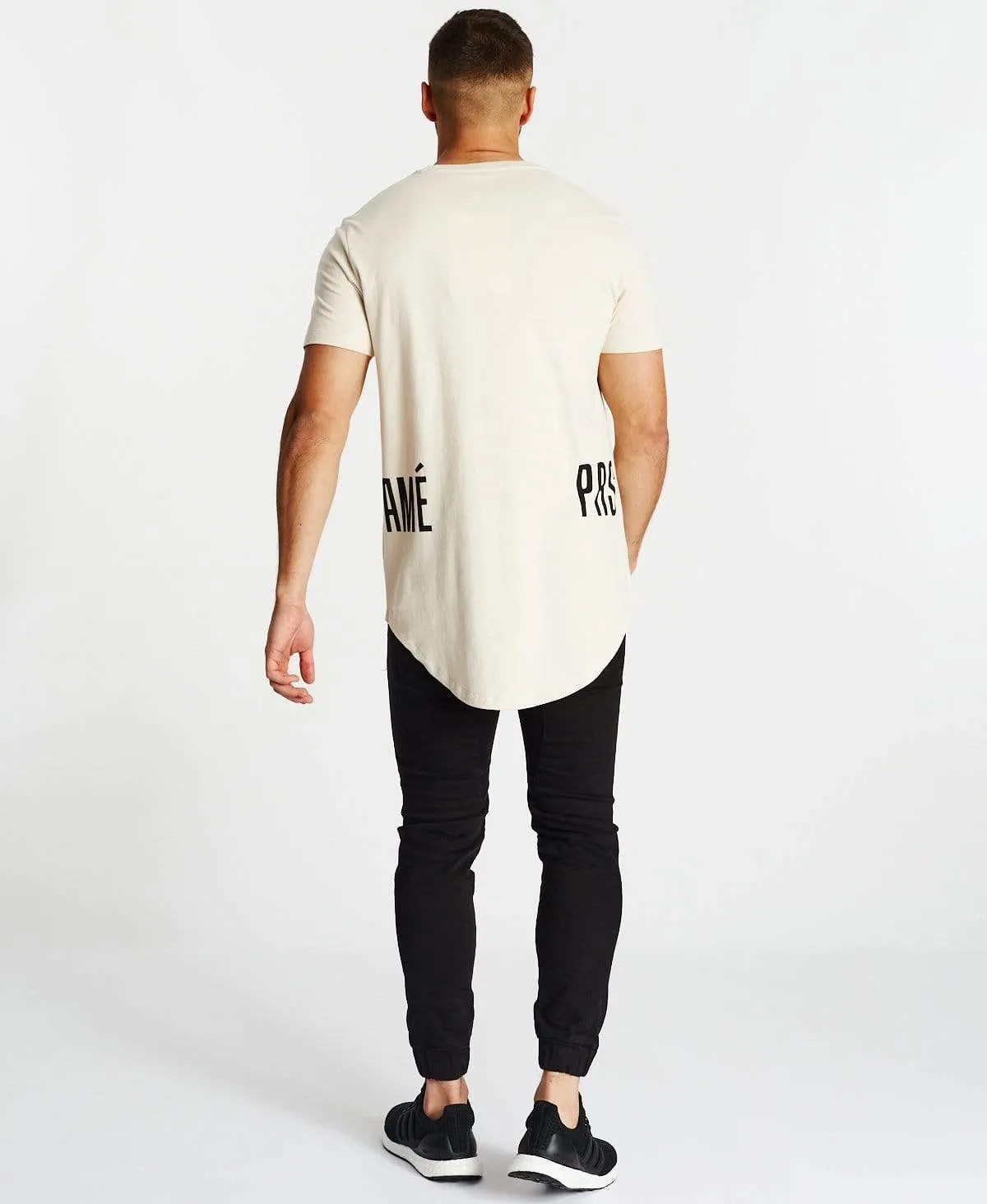 A La Fin Dual Curved T-Shirt Sand sold by Neverland product image thumbnail 5