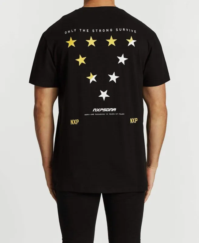 Survivor Relaxed T-Shirt Jet Black sold by Neverland