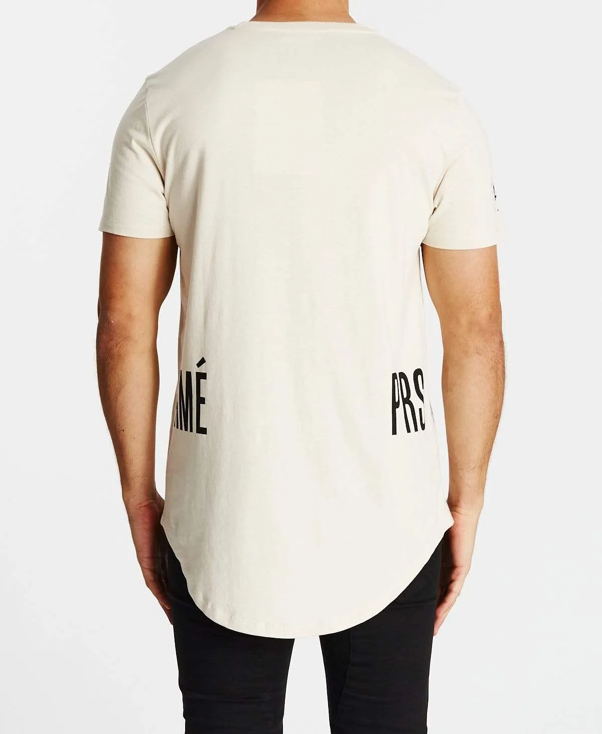A La Fin Dual Curved T-Shirt Sand sold by Neverland product image thumbnail 2