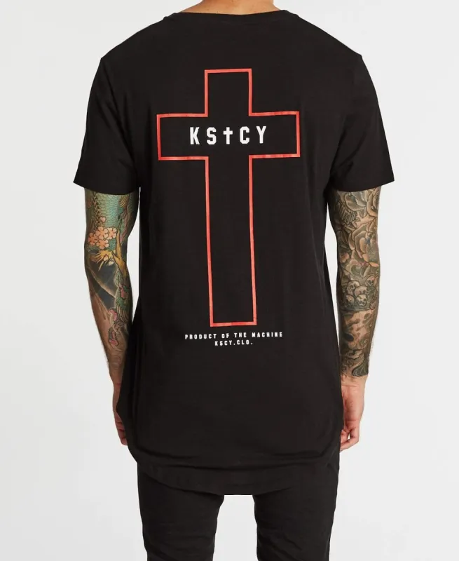 Machine Baseball T-Shirt Jet Black sold by Neverland