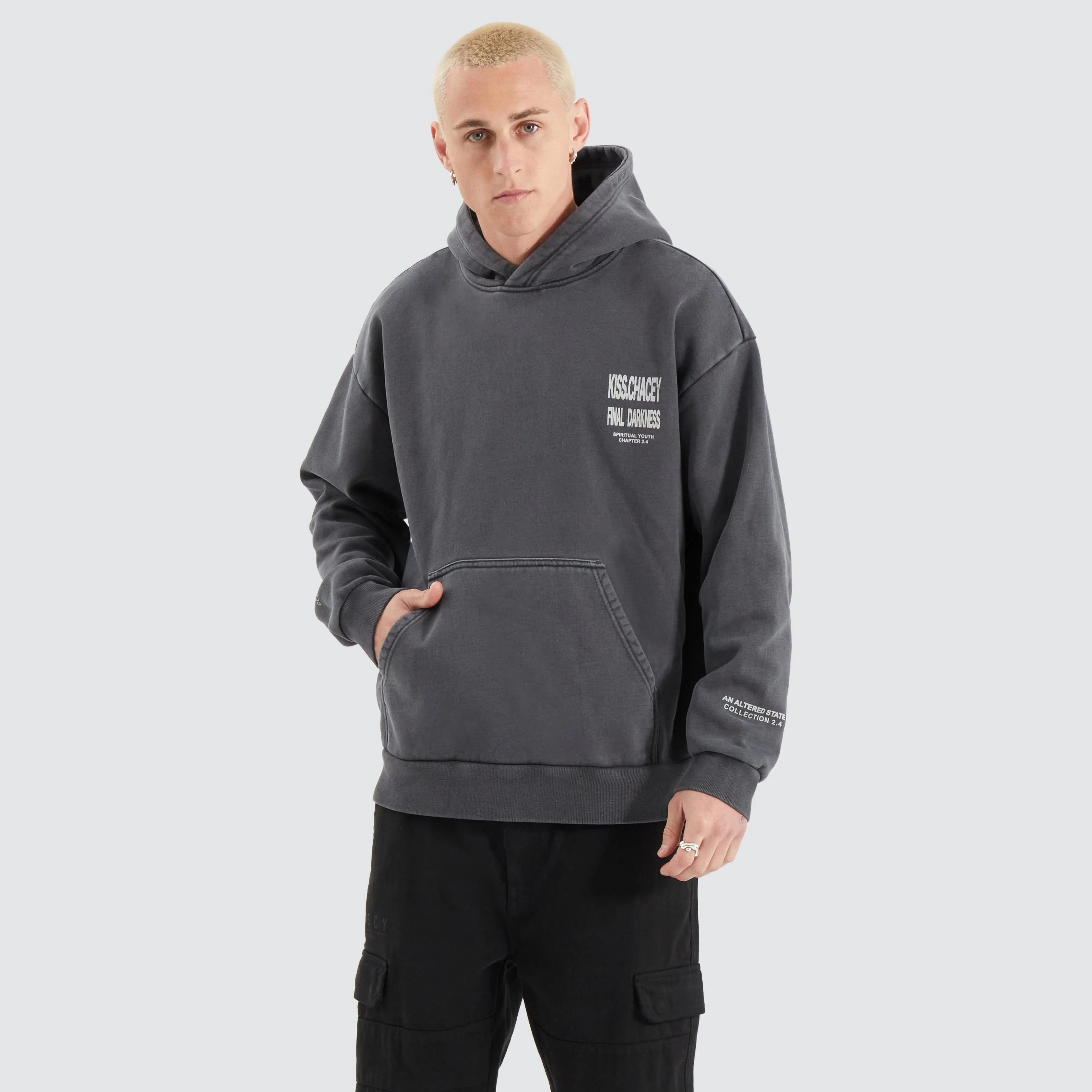 Last Frontier Heavy Relaxed Hoodie Pigment Asphalt sold by Neverland product image thumbnail 2