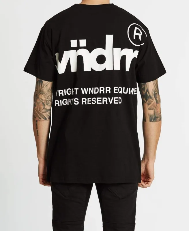 Offcut Custom Fit T-Shirt Black/White sold by Neverland