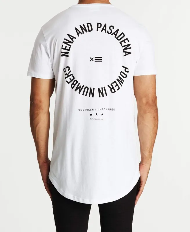 Radius Cape Back T-Shirt White sold by Neverland