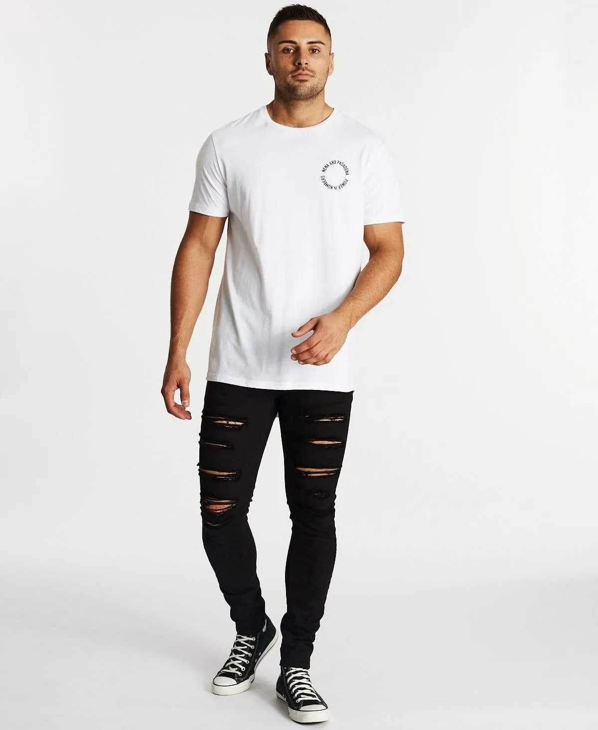 Radius Cape Back T-Shirt White sold by Neverland product image thumbnail 4