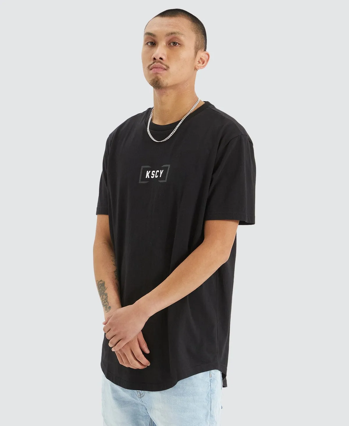 Avenham Dual Curved T-Shirt Jet Black sold by Neverland product image thumbnail 2
