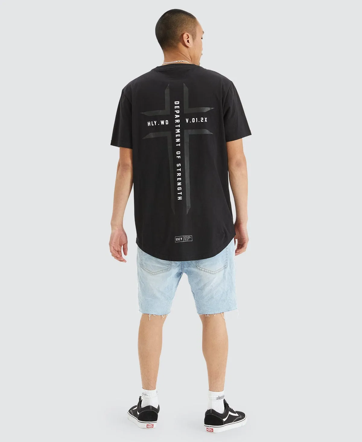 Avenham Dual Curved T-Shirt Jet Black sold by Neverland product image thumbnail 5