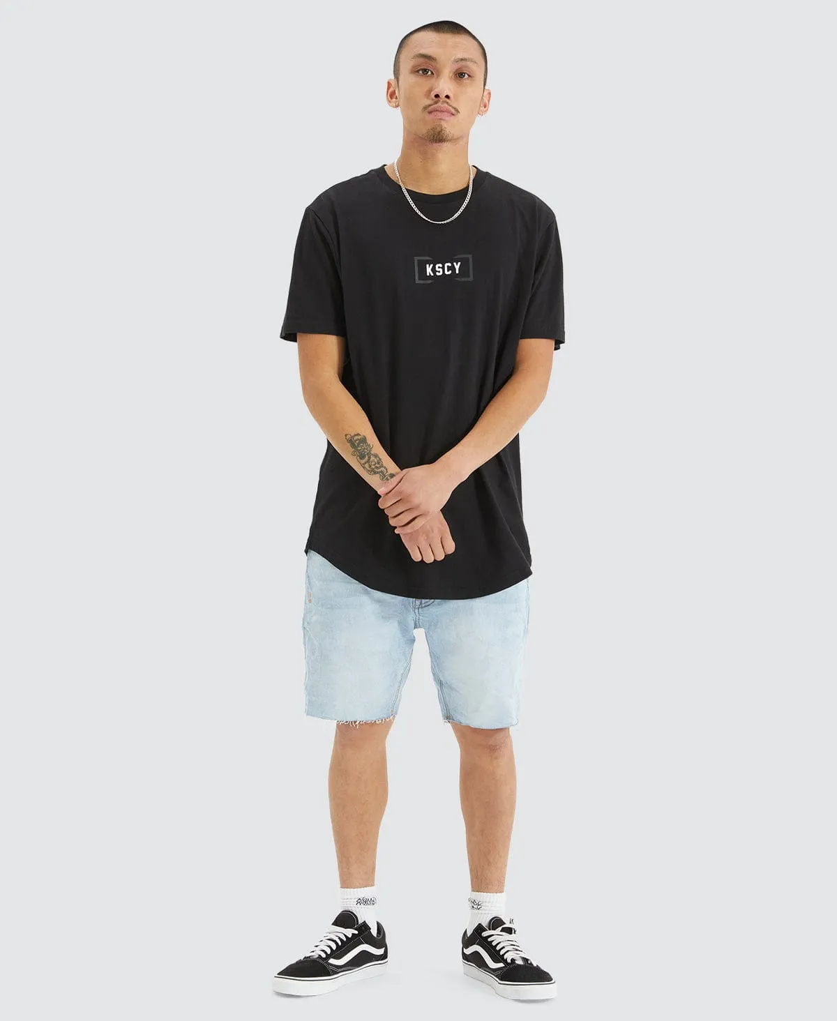 Avenham Dual Curved T-Shirt Jet Black sold by Neverland product image thumbnail 4