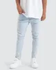 Hacksaw Cropped Skinny Jeans Liberty Blue sold by Neverland