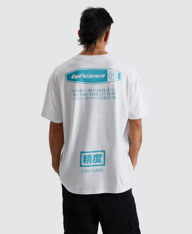 Rothman Box Fit T-Shirt White sold by Neverland