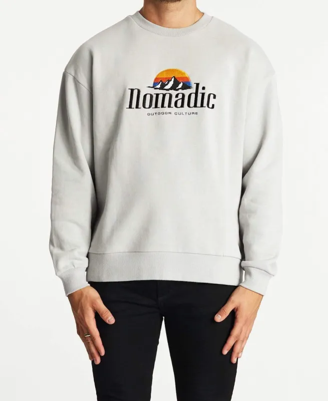 Glacial Relaxed Jumper Vapourous Grey sold by Neverland