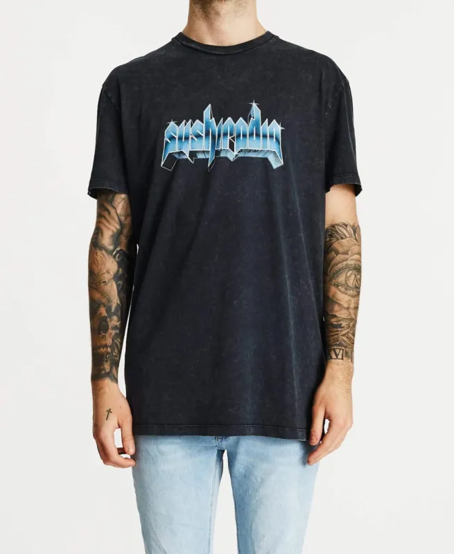 Levitating Relaxed T-Shirt Mineral Black sold by Neverland