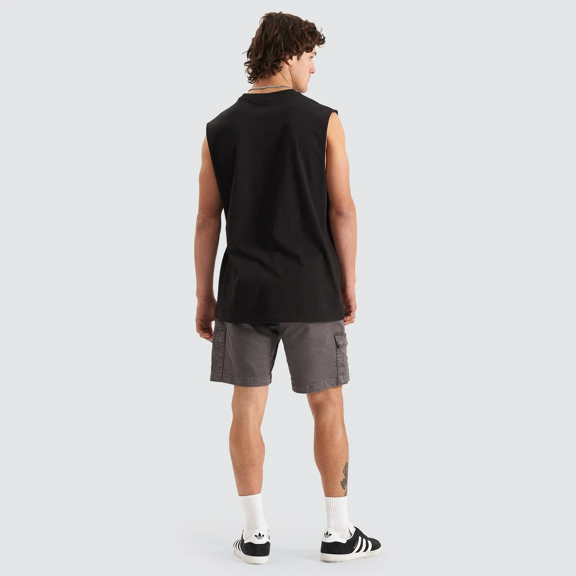 Division Relaxed Muscle Tee Jet Black sold by Neverland product image thumbnail 4