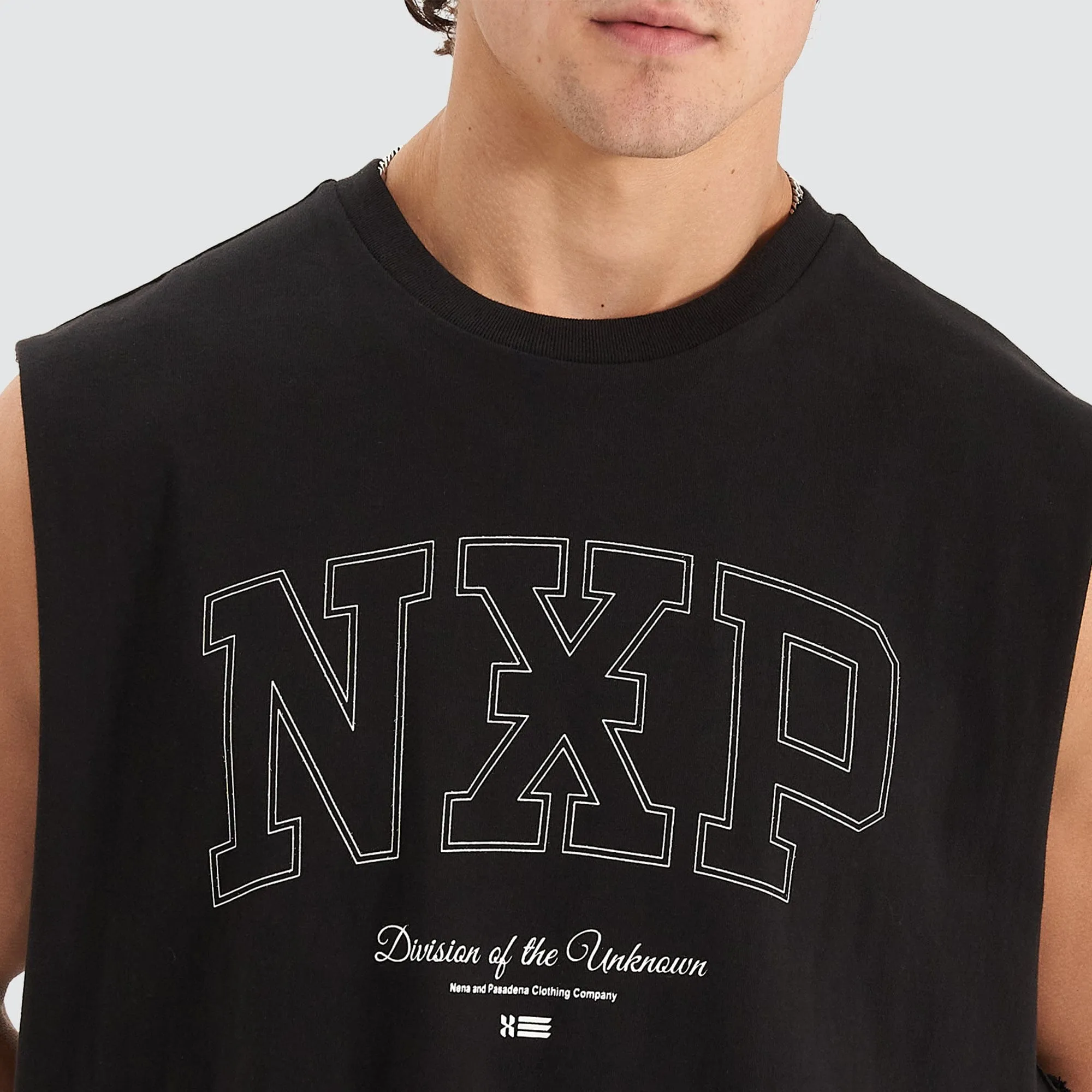 Division Relaxed Muscle Tee Jet Black sold by Neverland product image thumbnail 2